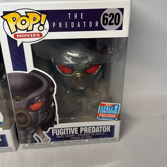 Funko Pop Movies The Predator Fugitive Predator #620 and Rory With Mask #618 - Picture 3 of 7
